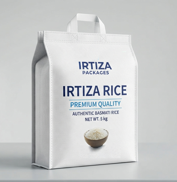 Book Shape Non-Woven Rice Bag Packaging